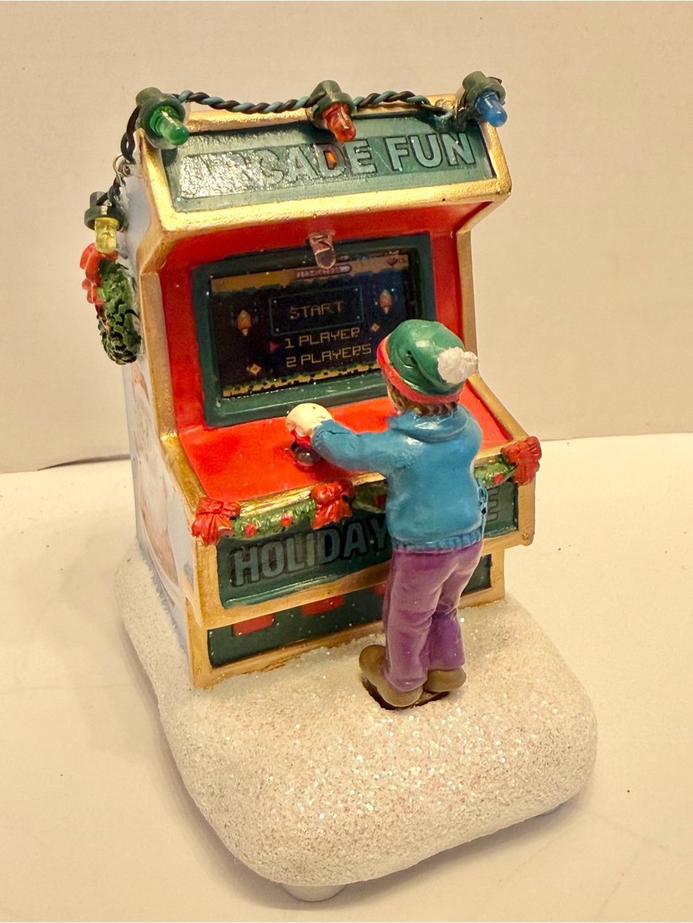 St. Nicholas Square® Village Holiday Arcade Game Table Decor in box - Picture 3 of 8
